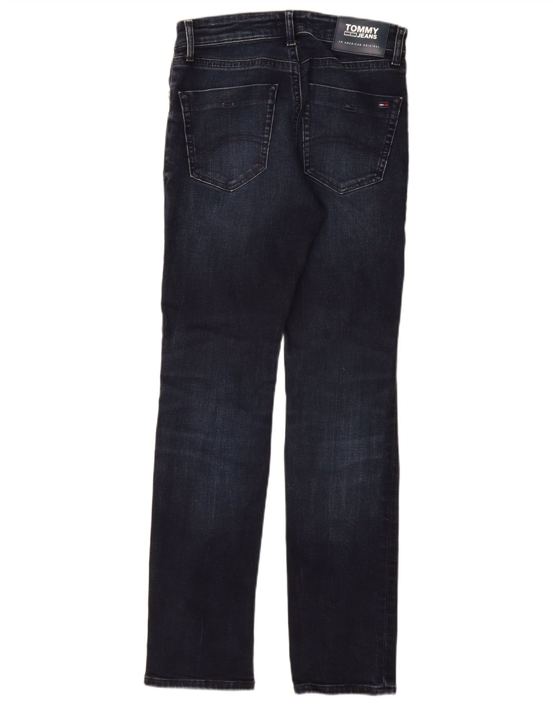 Tommy Hilfiger Damen Slim Jeans W28 L32 Marineblau Baumwolle