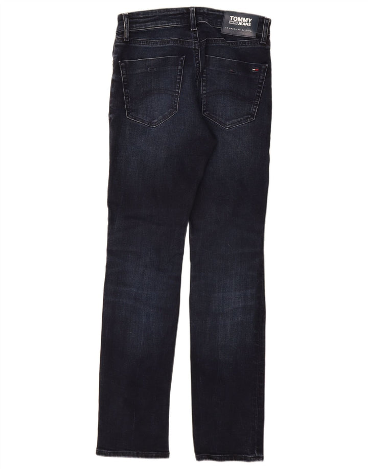 Tommy Hilfiger Damen Slim Jeans W28 L32 Marineblau Baumwolle