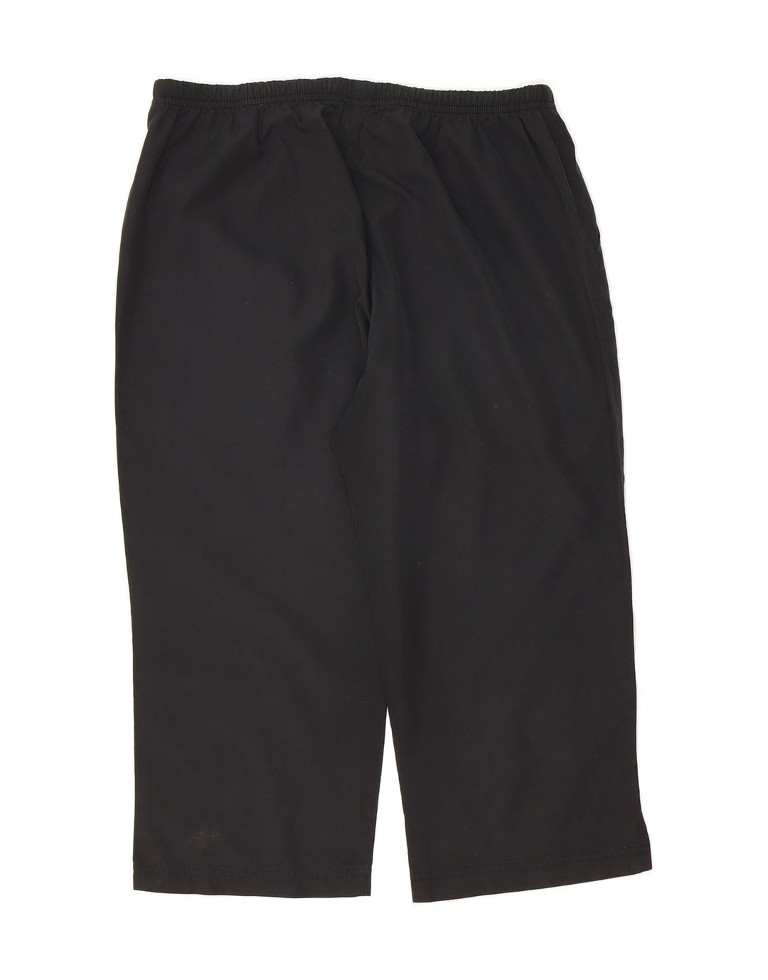 KAPPA Womens Capri Tracksuit Trousers UK 14 Medium Black Polyester Vintage Kappa and Second-Hand Kappa from Messina Hembry 