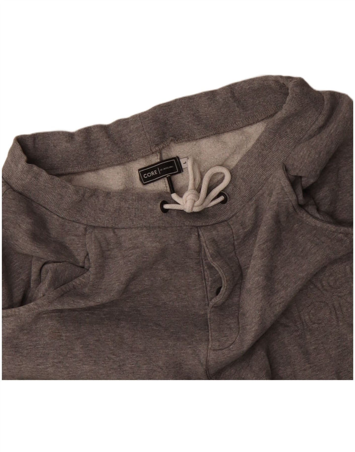 Jack & Jones Herren-Sportshorts, große graue Baumwolle