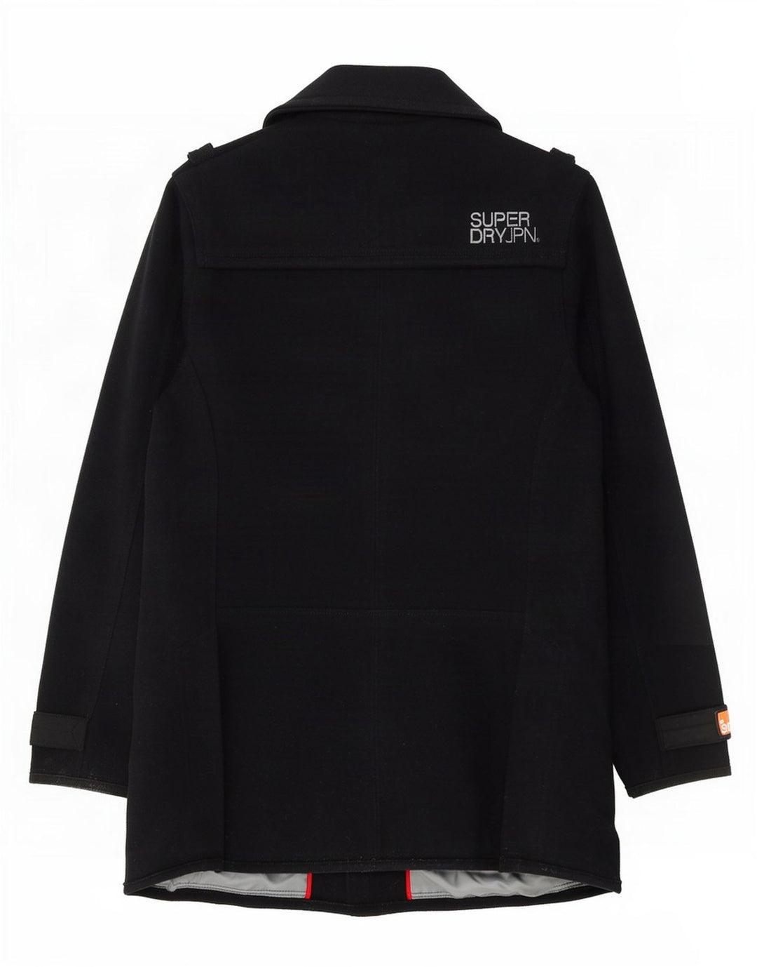 Superdry Damen-Militärmantel UK 12 aus mittelblauer Wolle in Marineblau