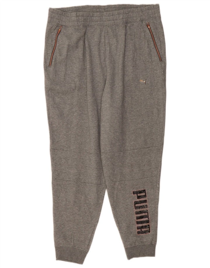 Puma Womens Graphic Trainingshose Jogger XL Grau Polyester