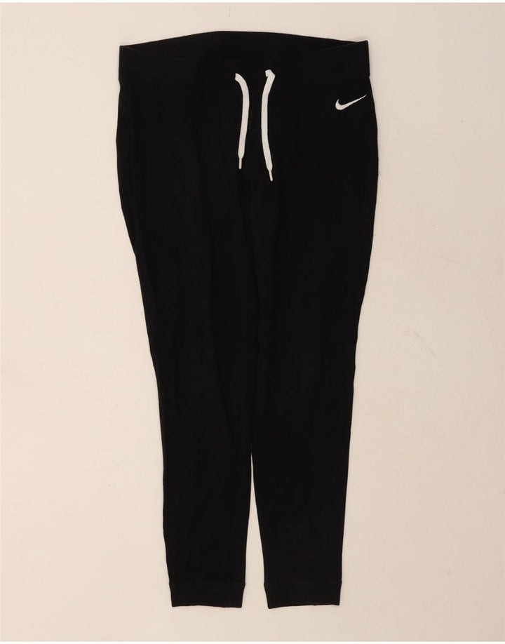 NIKE Damen-Trainingshose, Jogginghose, UK 14, mittelschwarz, Baumwolle