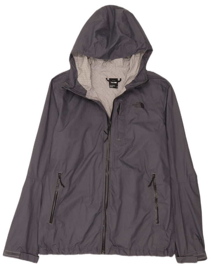 The North Face Herren-Regenjacke mit Kapuze, UK 38, mittelgraues Nylon