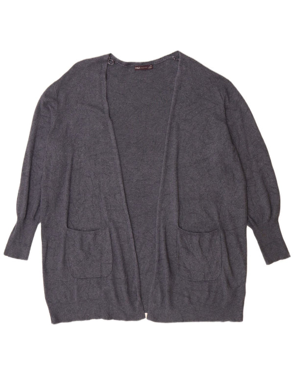 Marks & Spencer Damen Longline-Cardigan-Pullover UK 18 XL Marineblau