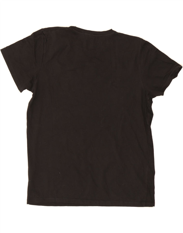 JACK & JONES Mens T-Shirt Top XL Black Cotton Vintage Jack & Jones and Second-Hand Jack & Jones from Messina Hembry 