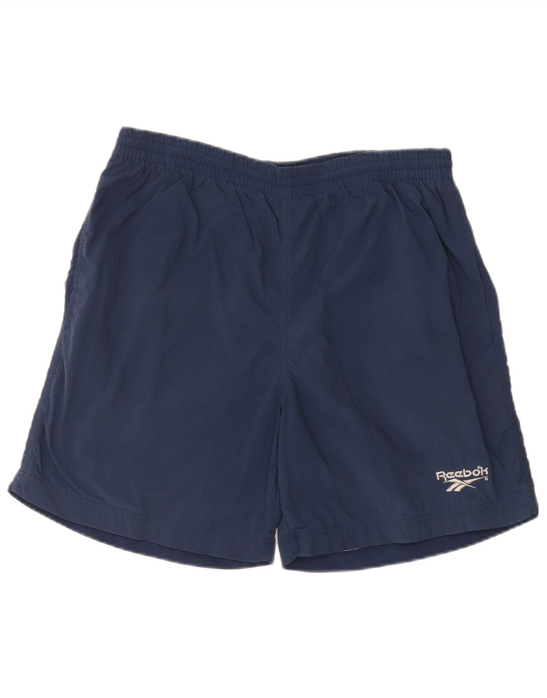 Reebok Herren-Sportshorts, groß, marineblaues Nylon