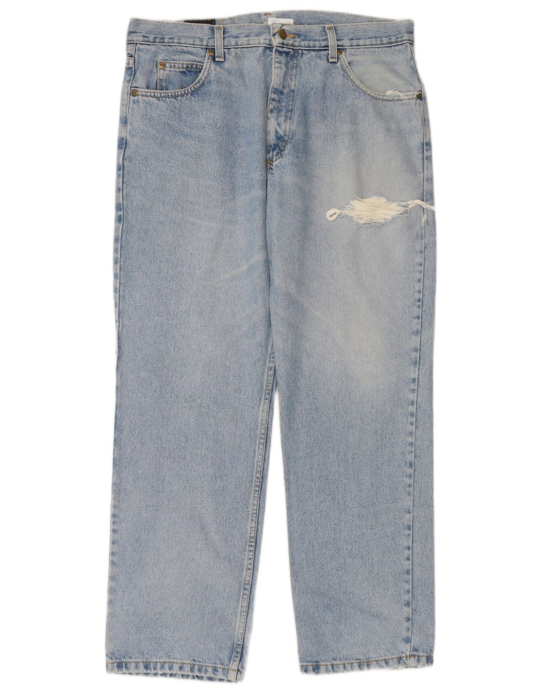 LEE Herren Straight Jeans W36 L30 Blaue Baumwolle