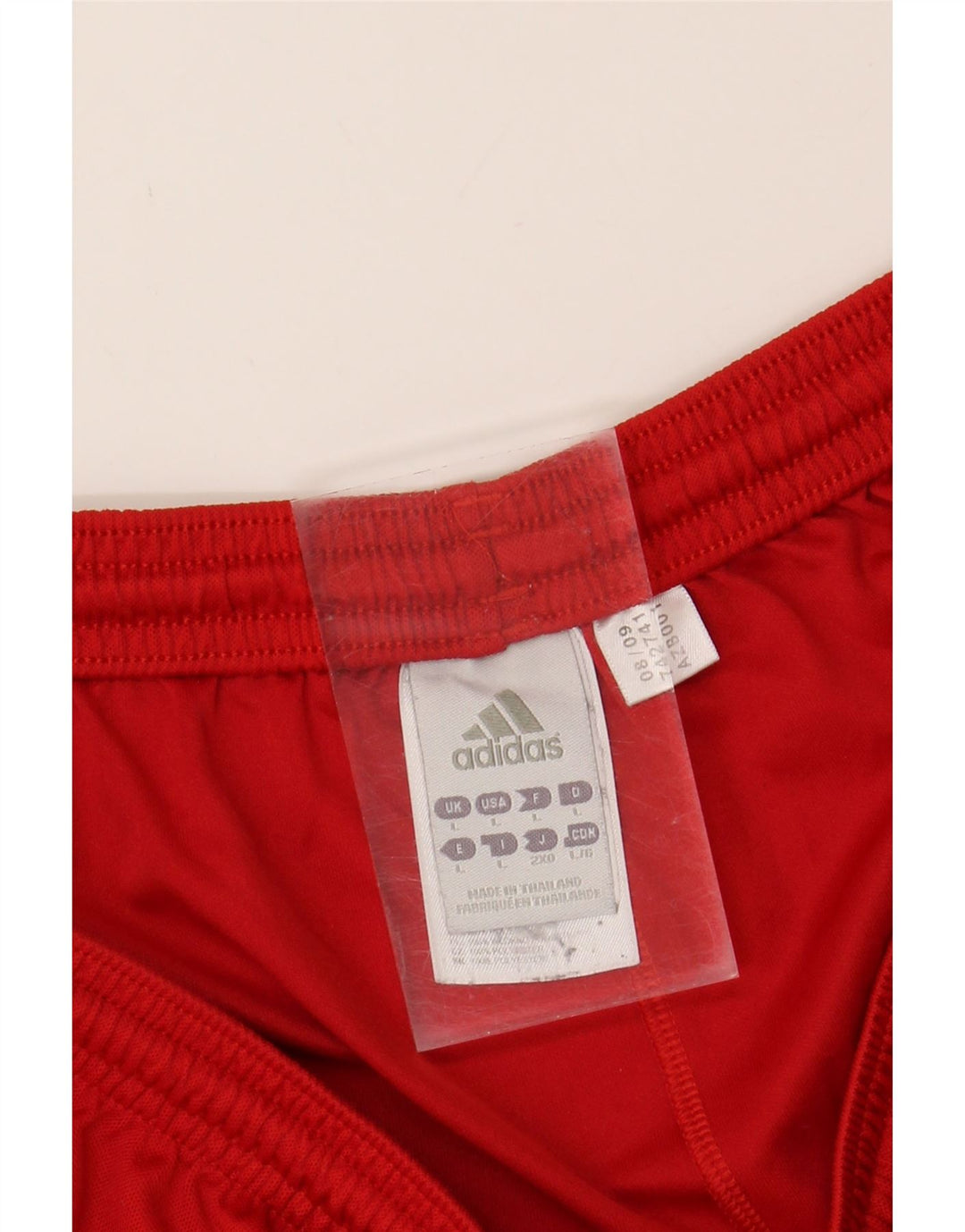 ADIDAS Mens Climalite Sport Shorts Large Red Polyester Vintage Adidas and Second-Hand Adidas from Messina Hembry 