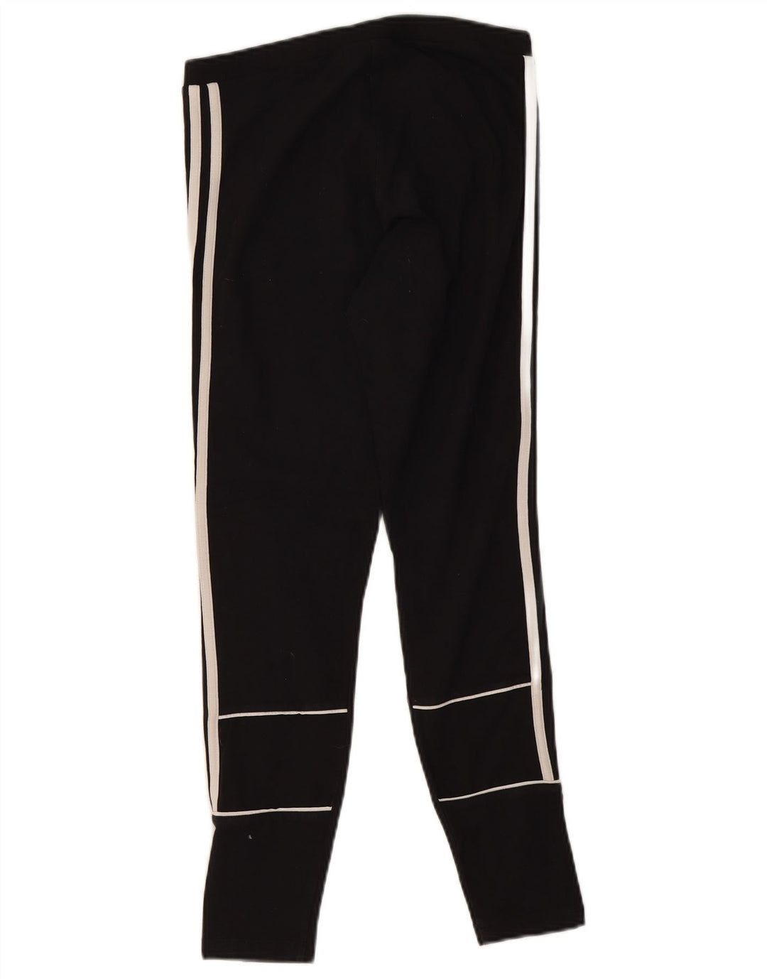 Adidas Damen Leggings UK 10 Small Schwarz Baumwolle