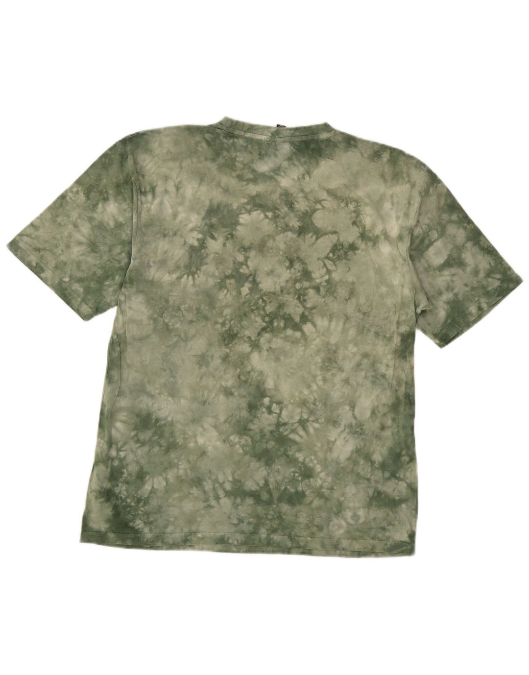 Ellesse Herren T-Shirt Top Small Khaki Tie Dye Baumwolle
