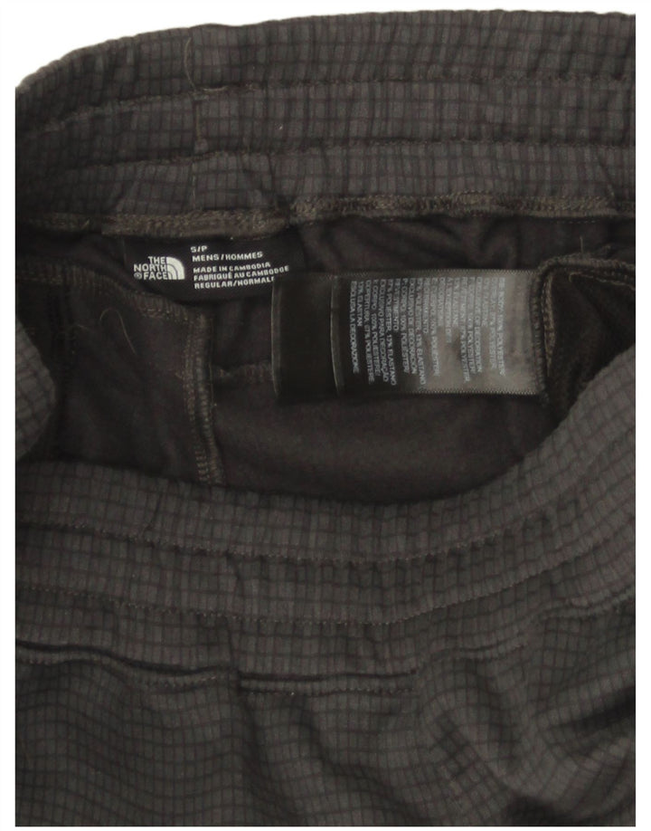 The North Face Herren-Trainingshose mit grafischem Muster, Größe S, grau kariert