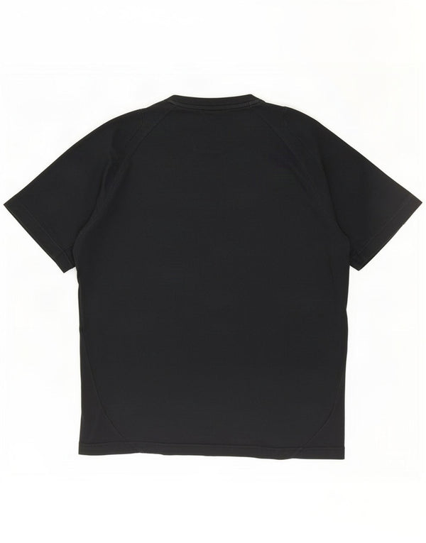 Adidas Herren Grafik T-Shirt Top Medium Schwarz Baumwolle