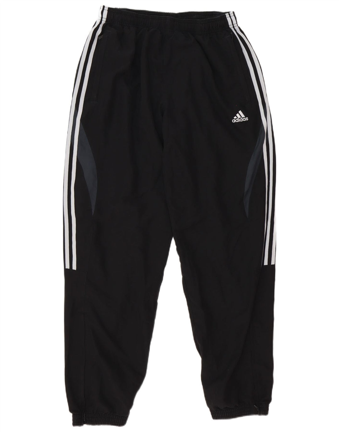 Adidas Herren-Trainingshose, Jogginghose, groß, schwarzes Farbblock-Polyester