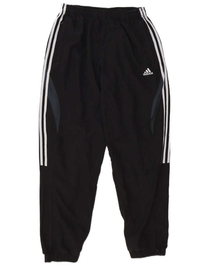 Adidas Herren-Trainingshose, Jogginghose, groß, schwarzes Farbblock-Polyester