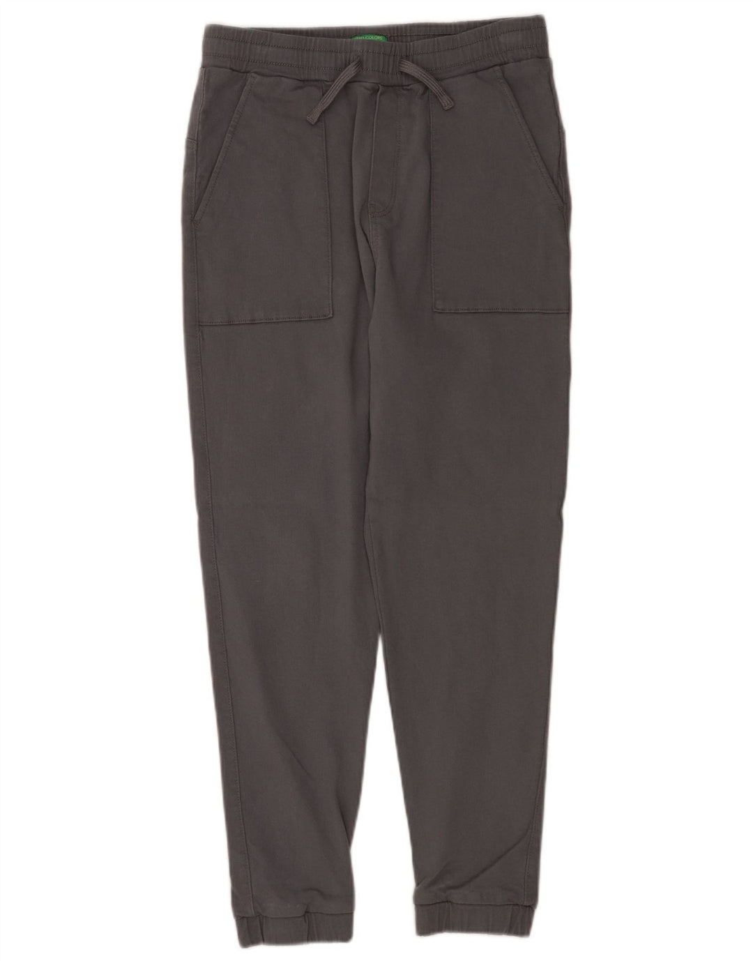 Benetton Damen Jogger-Chinohose W30 L26 Grau