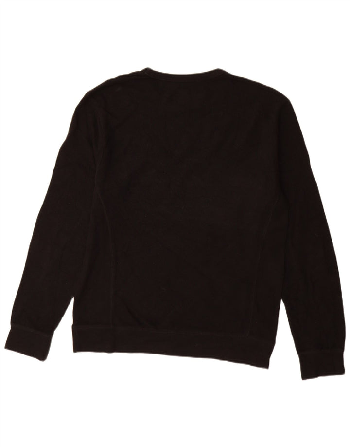 Zara Herren-Pullover mit Rundhalsausschnitt, 2XL, Schwarz