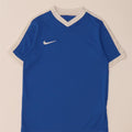 NIKE Dri Fit T-Shirt-Oberteil für Jungen, 10–11 Jahre, Mittelblau, Farbblock