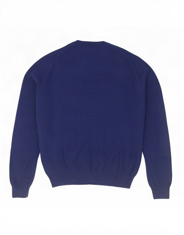 Marks & Spencer Mens Blue Harbour Crew Neck Jumper Sweater Medium Lambswool