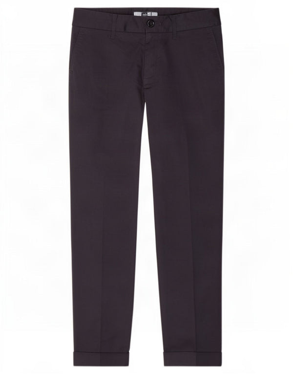 Massimo Dutti Damen gerade Chinohose EU 42 Large W32 L30 Marineblau