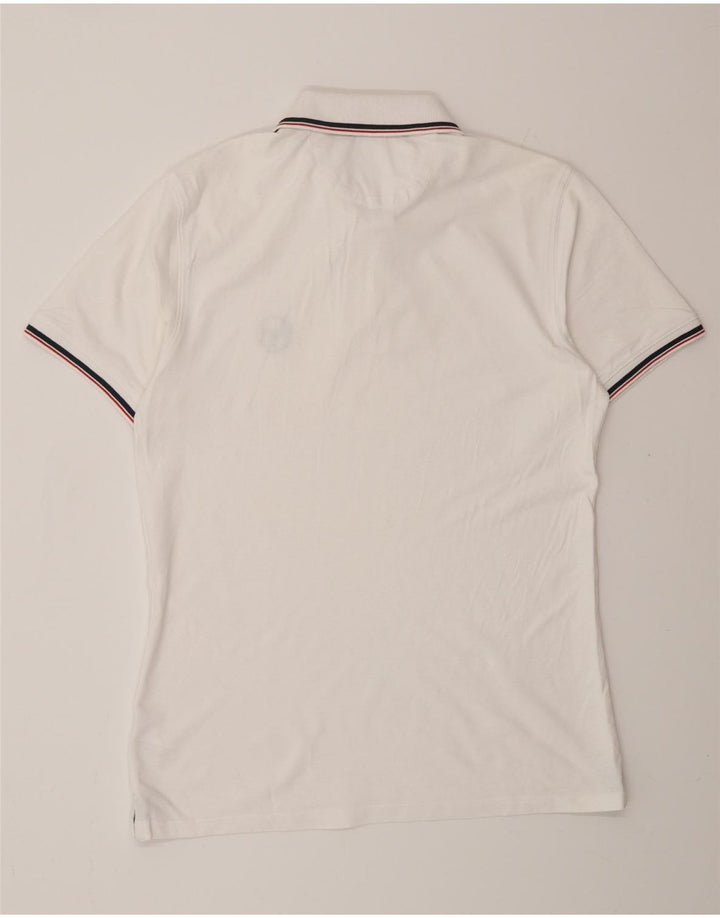 SERGIO TACCHINI Herren-Poloshirt aus mittelweißer Baumwolle