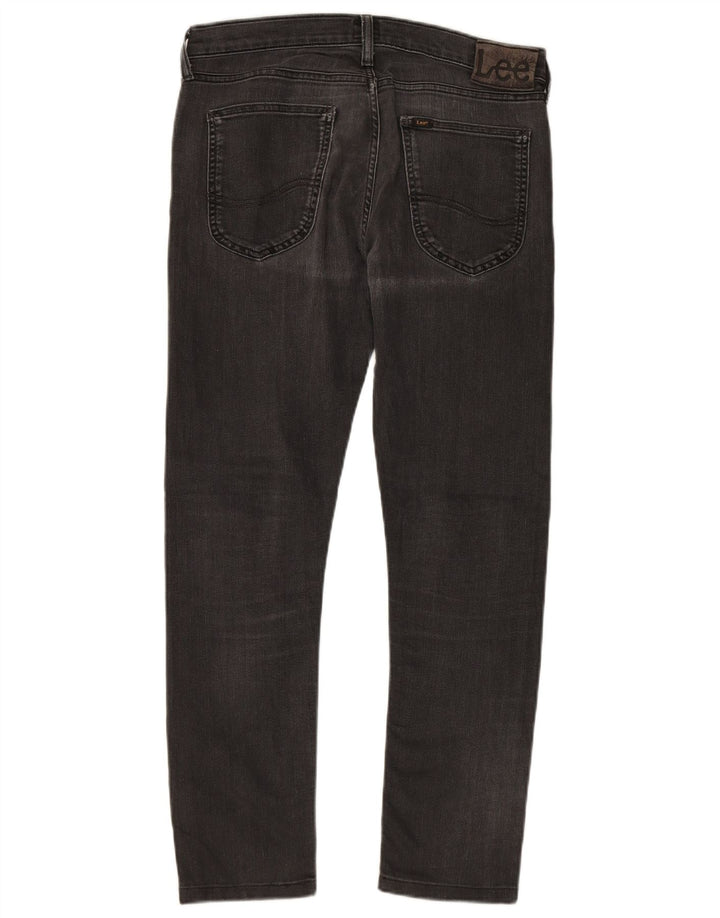 LEE Mens Luke Slim Jeans W32 L28 Grey Cotton
