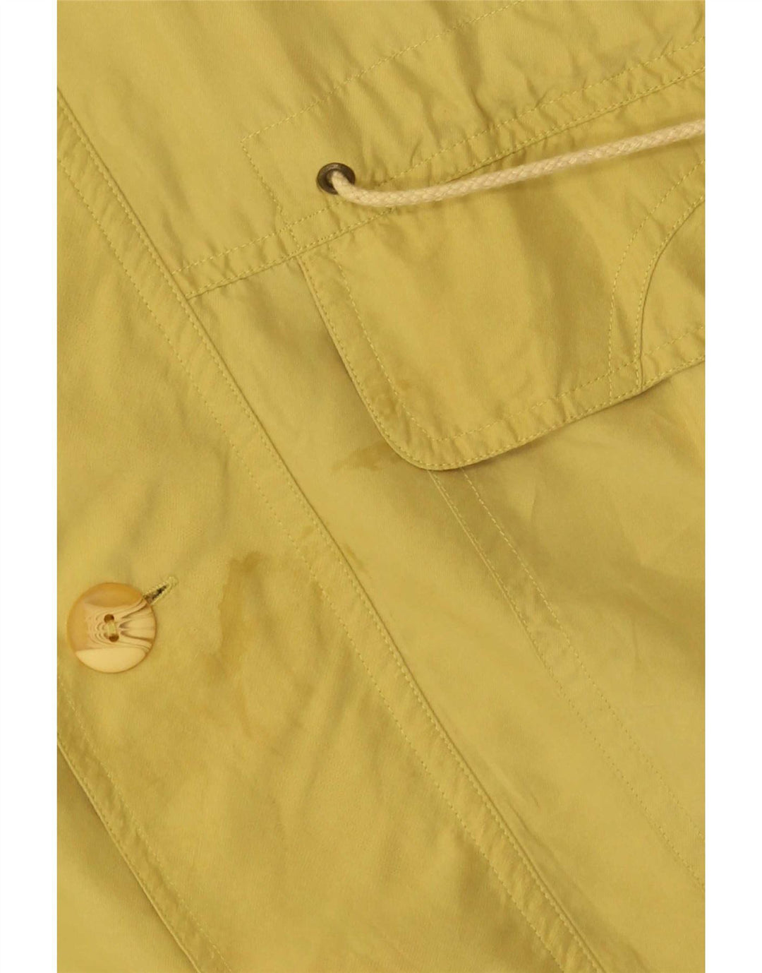 Vintage Herren Utility Jacke UK 44 2XL Gelbe Seide