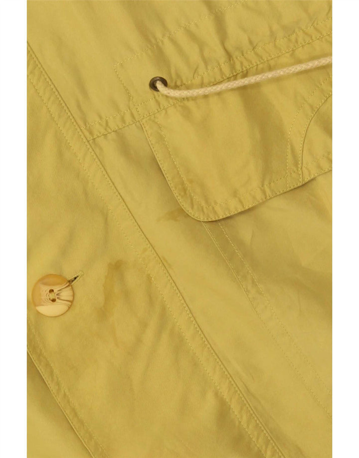 Vintage Herren Utility Jacke UK 44 2XL Gelbe Seide