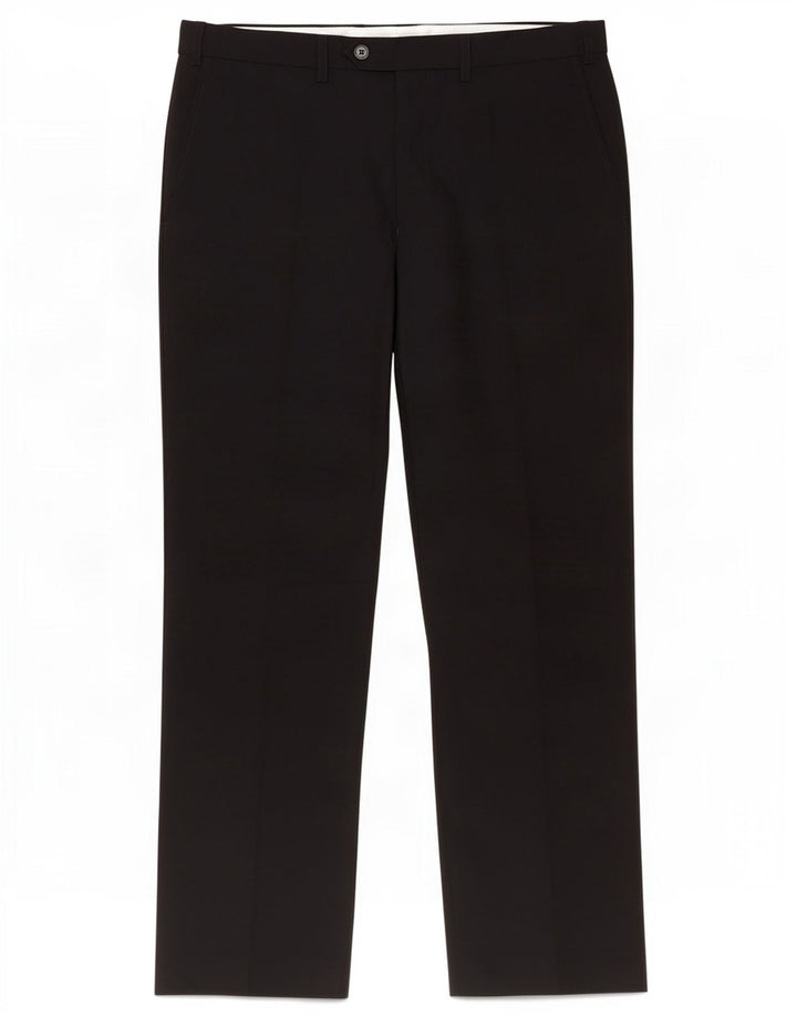 Marks & Spencer Herren-Anzughose mit gerader Passform und normaler Passform, W36 L31, Marineblau