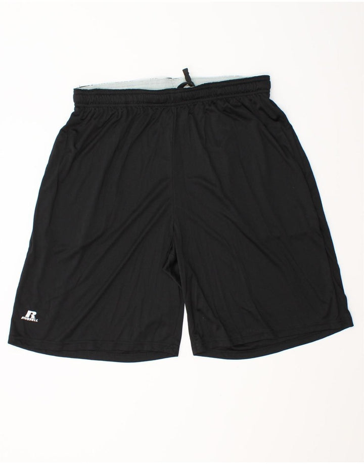 RUSSELL ATHLETIC Herren Dri-Power Sport Shorts XL Schwarz Polyester