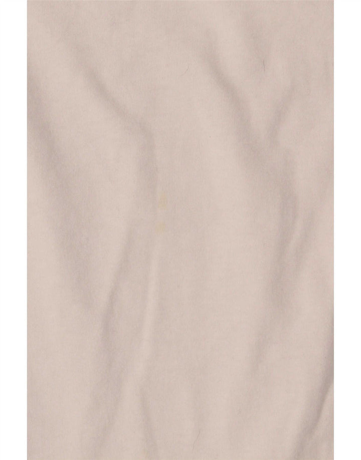 Marlboro Classics Herren-Grafik-Top, langärmelig, XL, weiße Baumwolle