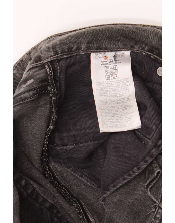 Guess Herren Angels Slim Jeans W30 L32 Graue Baumwolle