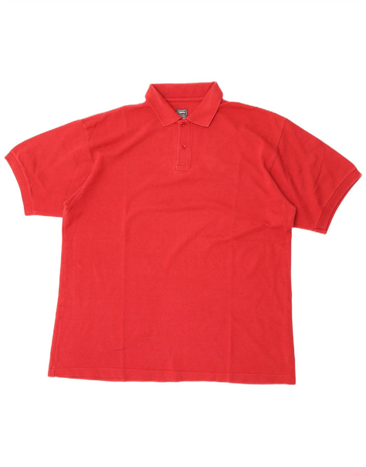 Boggi Herren Poloshirt XL, rote Baumwolle