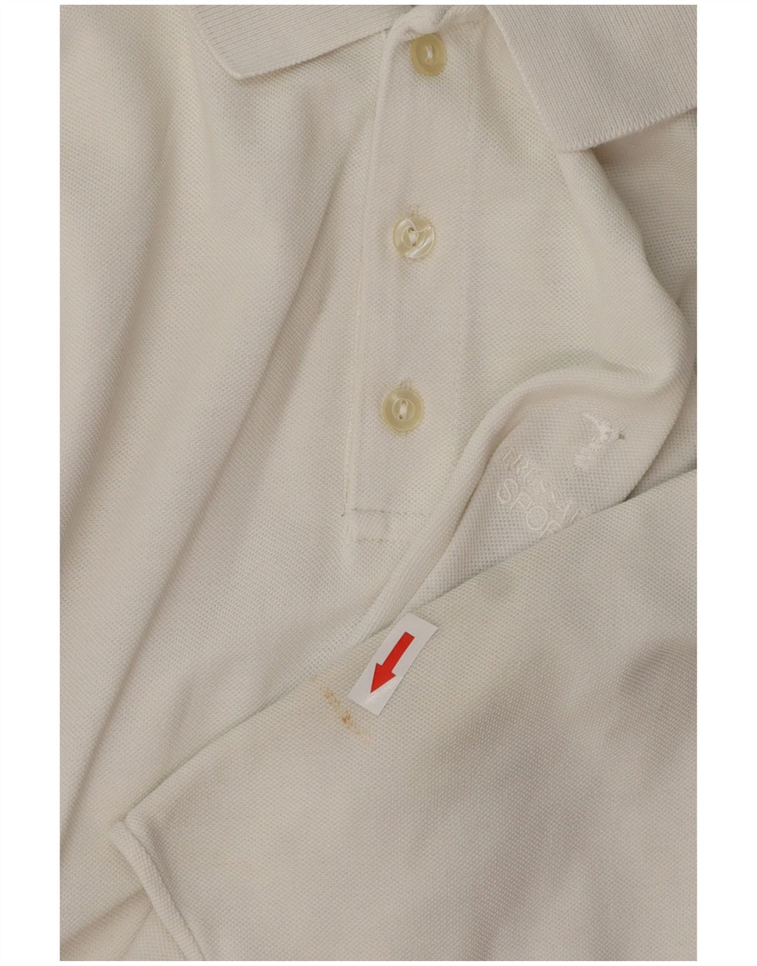 TRUSSARDI Herren Poloshirt XL Weiße Baumwolle