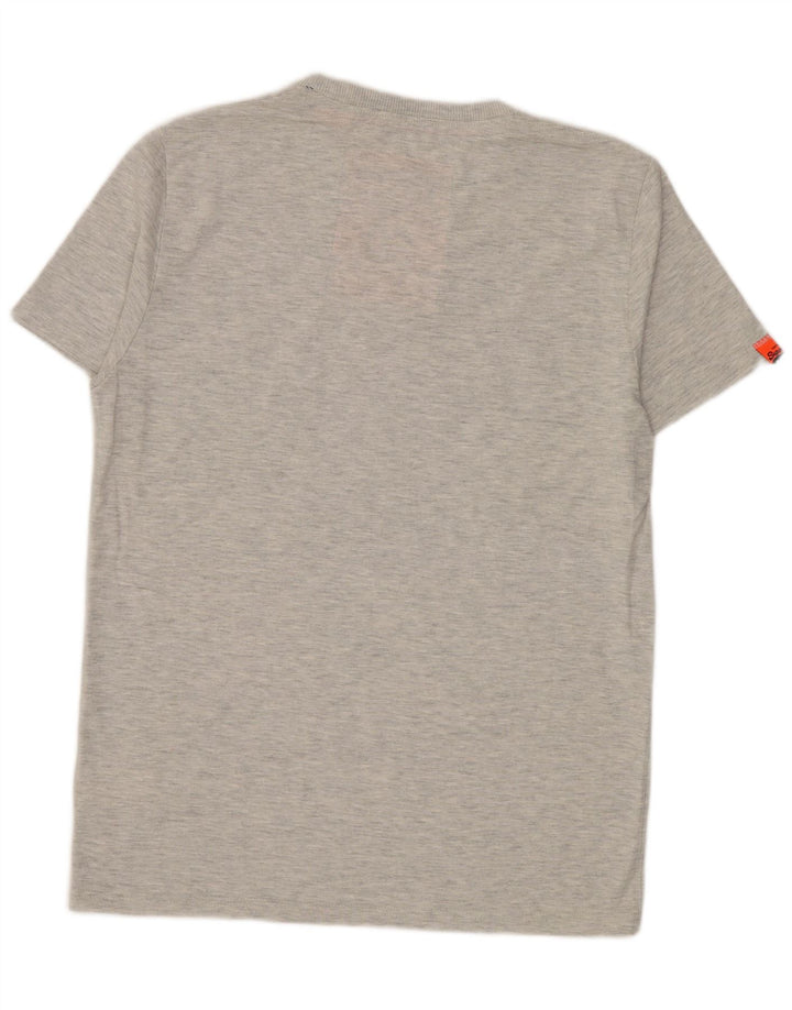 Superdry Herren-T-Shirt mit Grafik, Größe L, Grau, Baumwolle