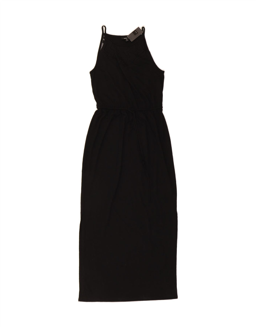 MOSSIMO Womens Sleeveless Maxi Dress UK 10 Small Black Polyester Vintage Mossimo and Second-Hand Mossimo from Messina Hembry 