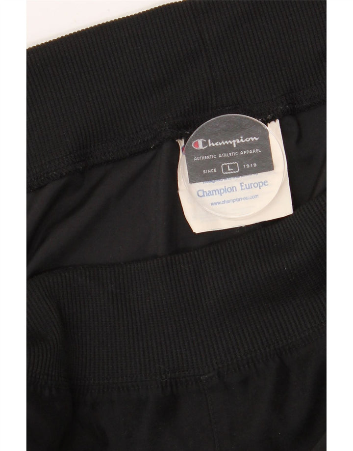 Champion Damen-Trainingshose, UK 14, Größe L, Schwarz, Polyester