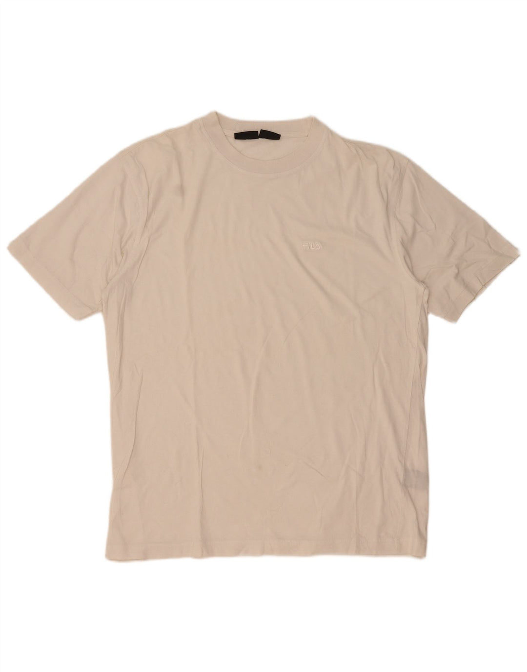 Fila Herren T-Shirt Top XL Weiße Baumwolle