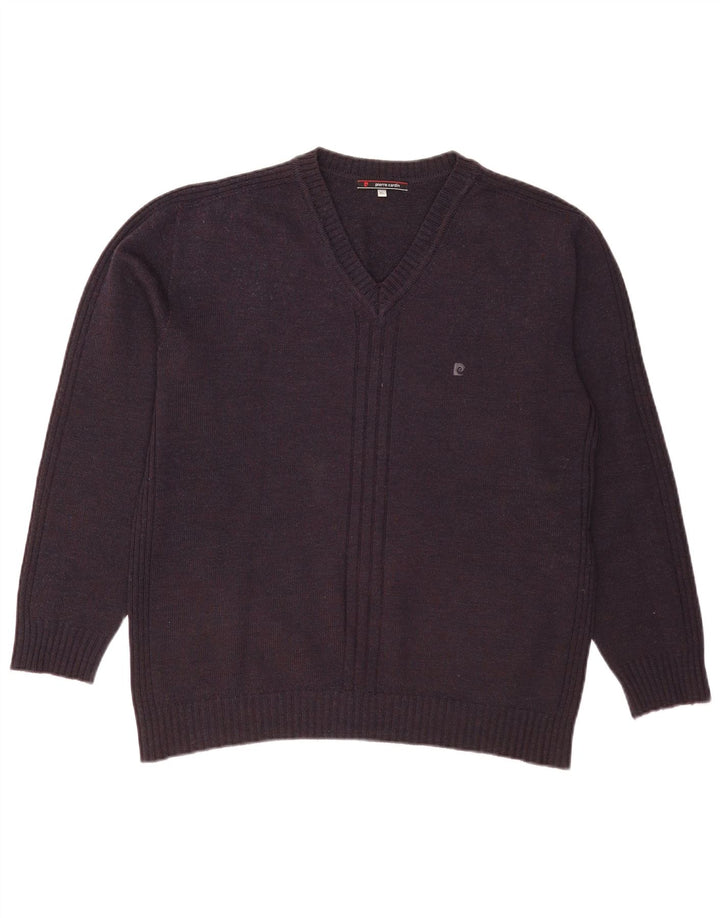 Pierre Cardin Herren-Pullover mit V-Ausschnitt, XL, Marineblau