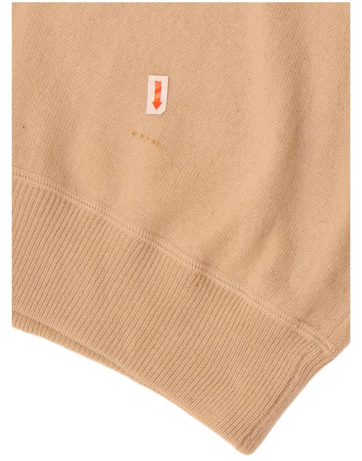 Elisabetta Franchi Damen Pullover mit Rundhalsausschnitt IT 40 Small Beige