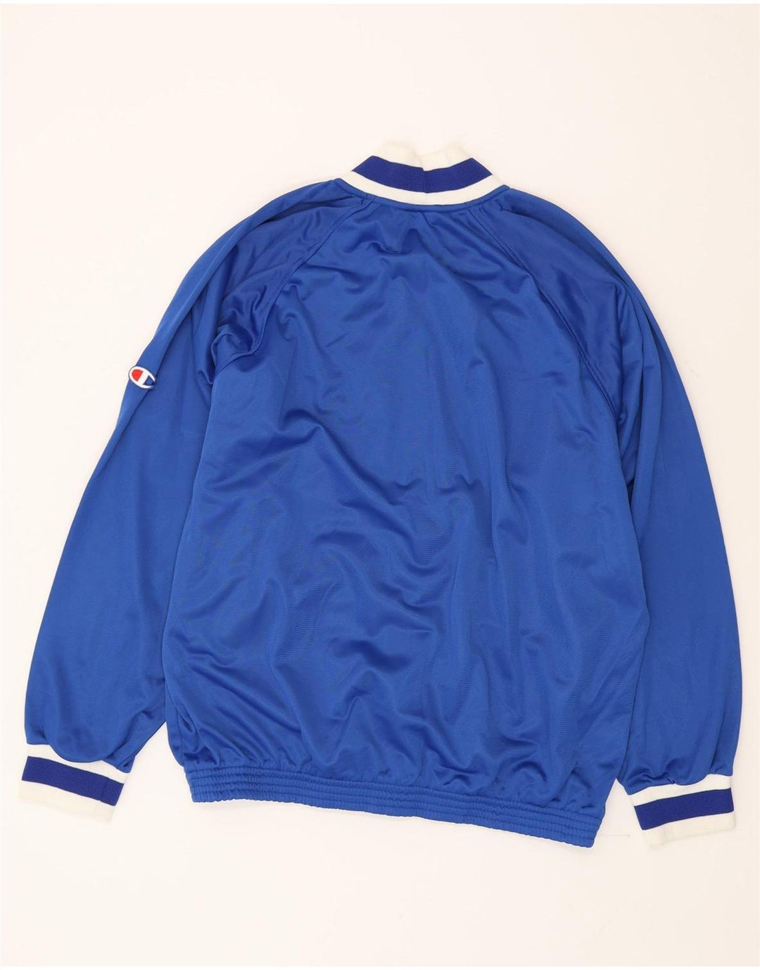 Champion Herren-Trainingsanzugoberteil mit lockerer Passform, XL, Blau, Polyester