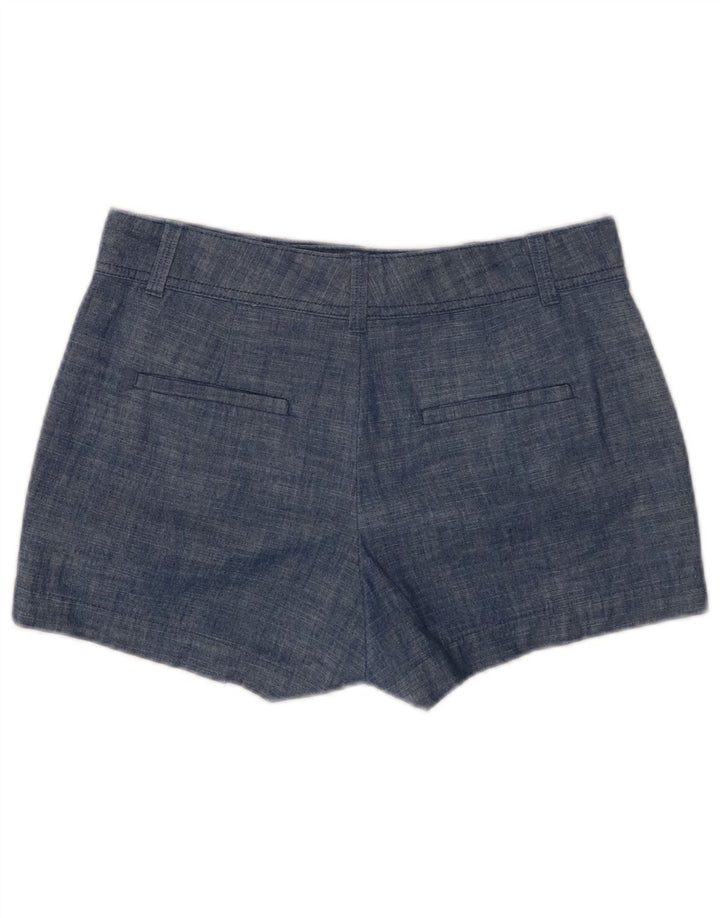 Gap Damen Curvy Hot Pants US 2 XS W28 Blaue Baumwolle