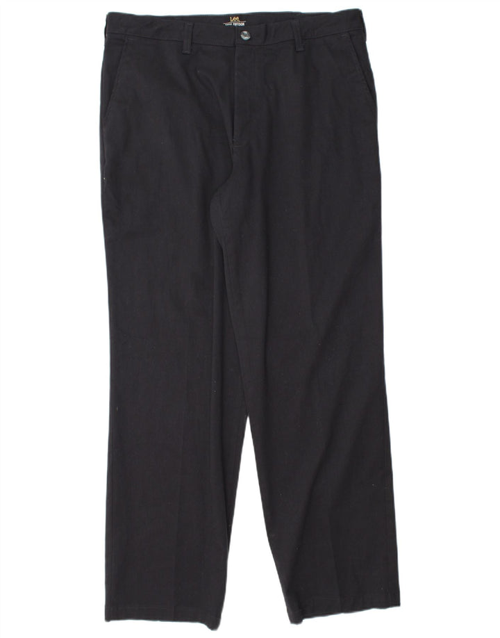 LEE gerade Chino-Hose für Herren, W34, L30, marineblaue Baumwolle