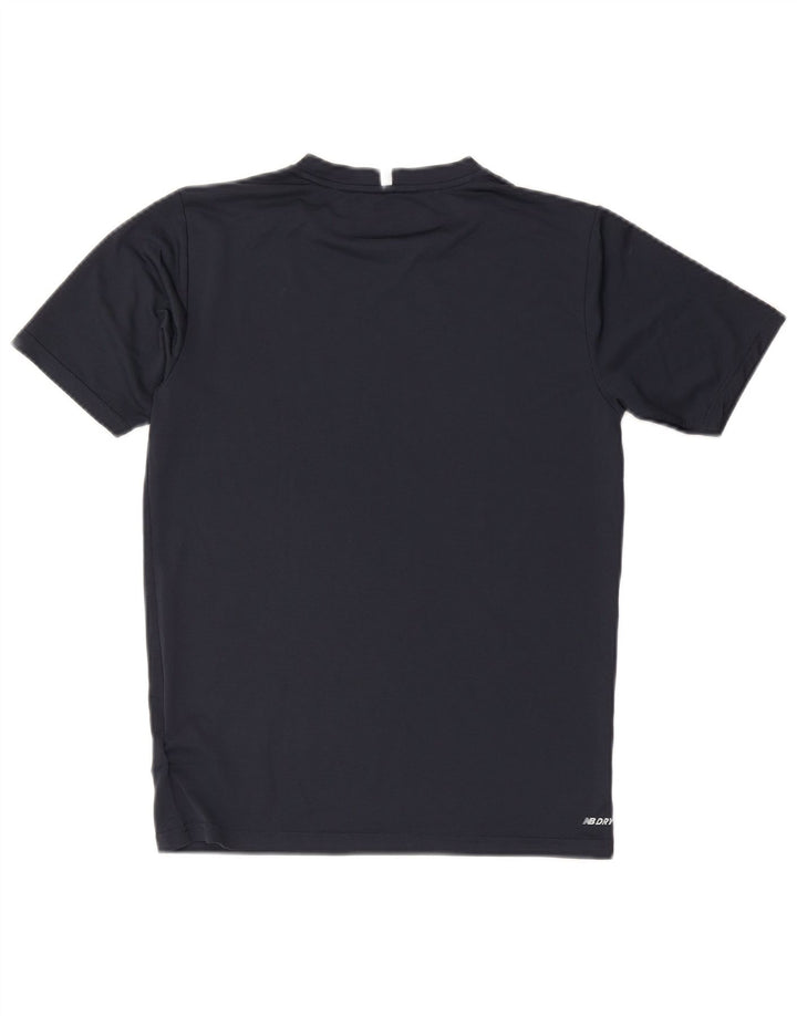 New Balance Herren T-Shirt Top XS Marineblau Polyester