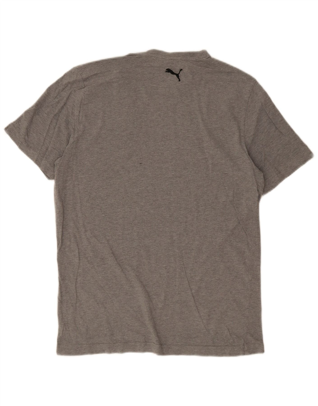 Puma Herren Grafik-T-Shirt-Oberteil Mittelgrau meliert