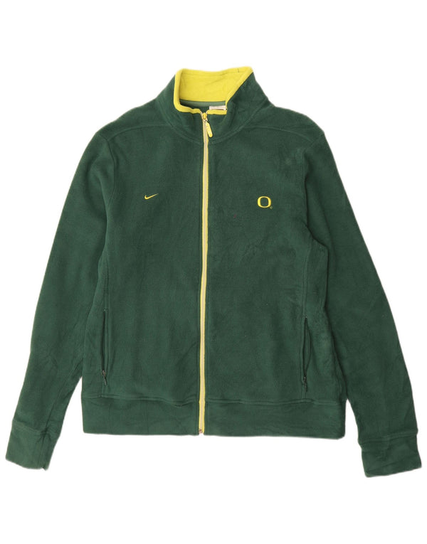 NIKE Damen Oregon Ducks Fleecejacke US 16/18 XL Grün Polyester