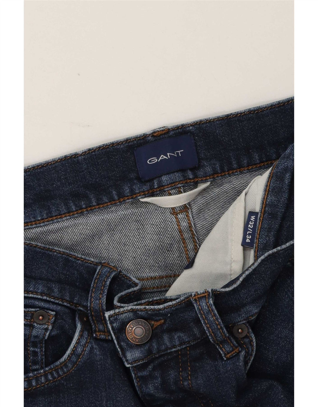 Gant Herren Slim Jeans W32 L34 Marineblau