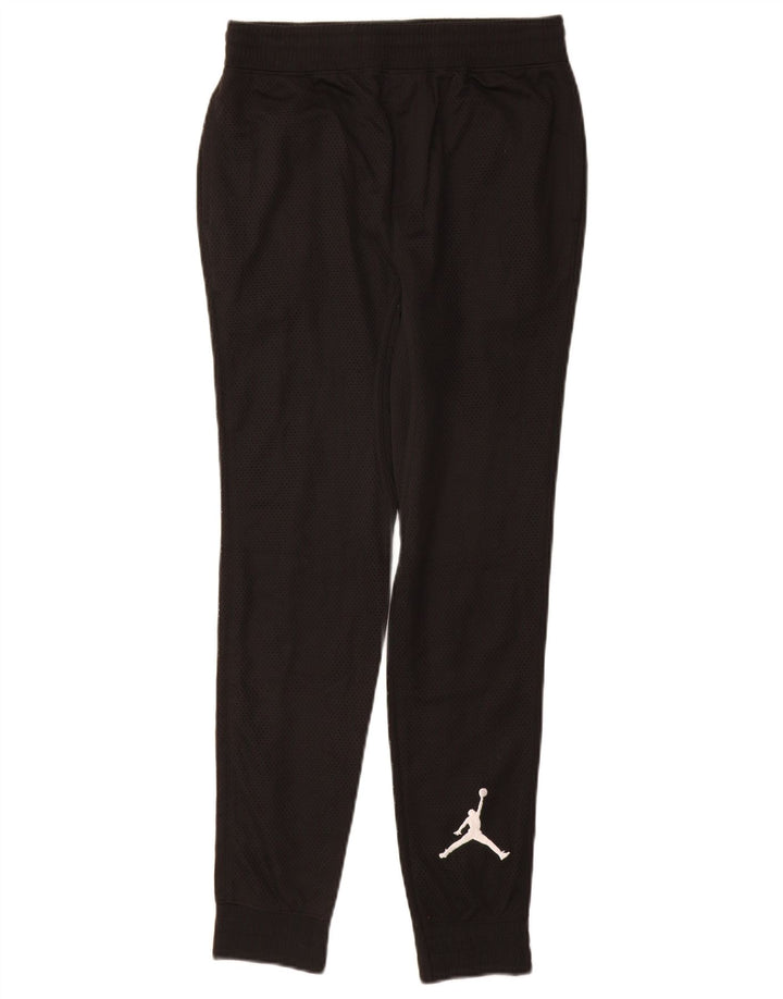 Jordan Jungen-Trainingshose, Jogginghose, 12–13 Jahre, Größe L, Schwarz, Polyester