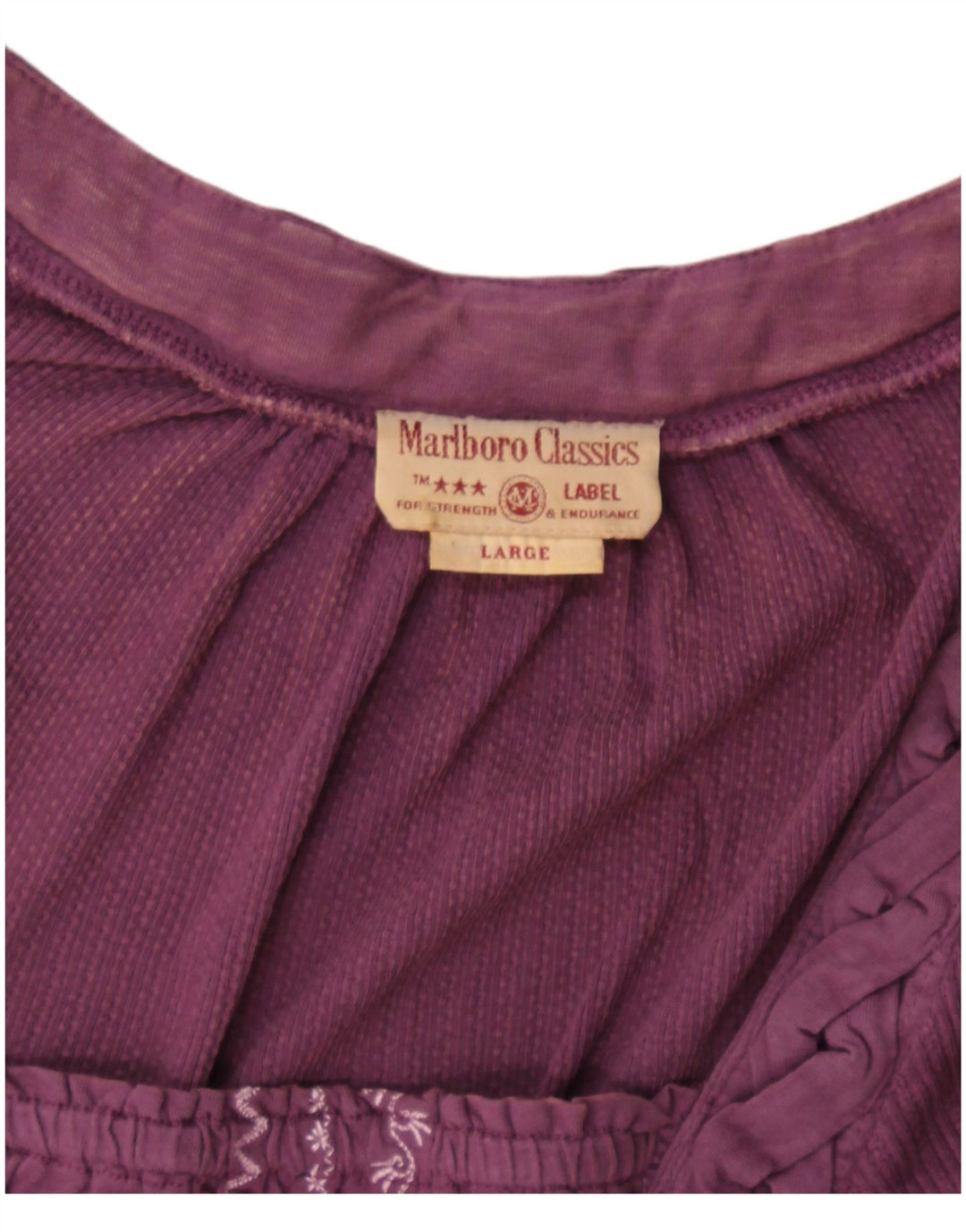 Marlboro Classics Damen Top Langarm UK 14 Large Lila