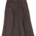 Zara Damen Maxi-A-Linien-Rock, Größe S, W28, graue Wolle